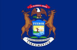 Michigan state flag